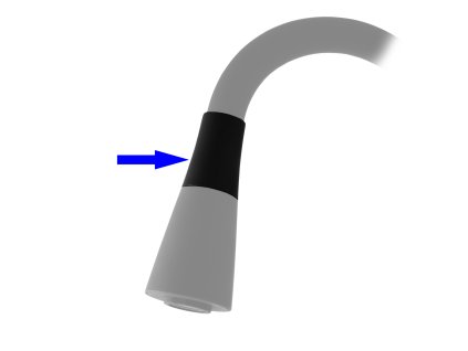 Plastový kužel na sprchu PS0013 (SR0013) , Chrom PD0112, RAV Slezák