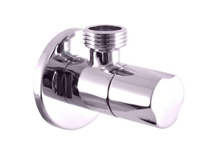 Ventil rohový s keramickým vrškem 1/2"x3/8", Chrom RV0438, RAV Slezák