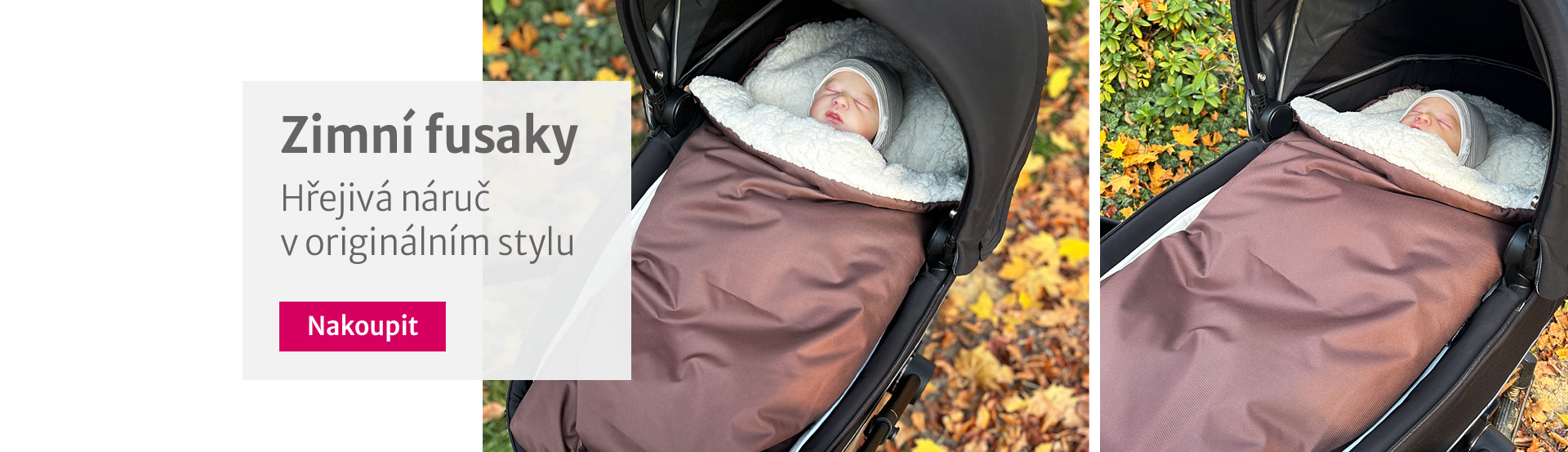 Zimní fusak do kočárku pro miminko i do sporťáku zateplený na zimu i podzim skladem ihned k odběru česká ruční výroba slezská harmonia