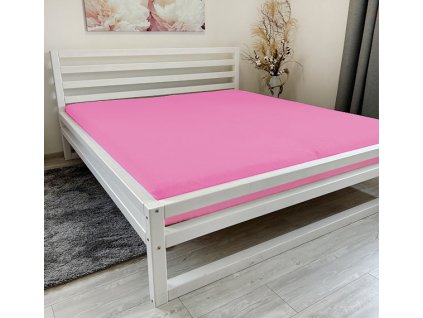 růžové-prostěradlo-jersey-180x200-na-dvojlůžko-skladem-slezská-harmonia