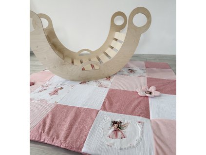 skládaná-hrací-deka-pro-miminko-růžová-s-vílama-slezská-harmonia
