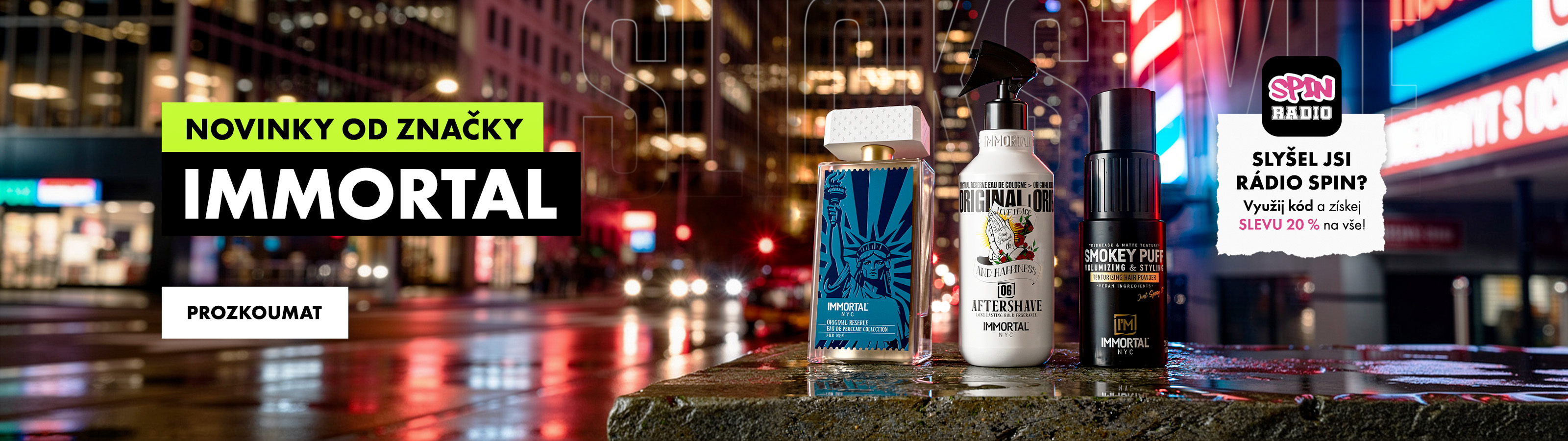 Novinky od značky Immortal