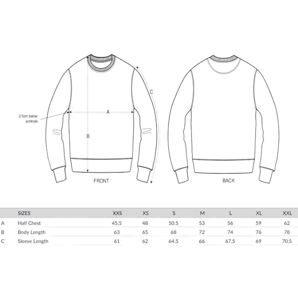 slickstyle-crewneck-velikost