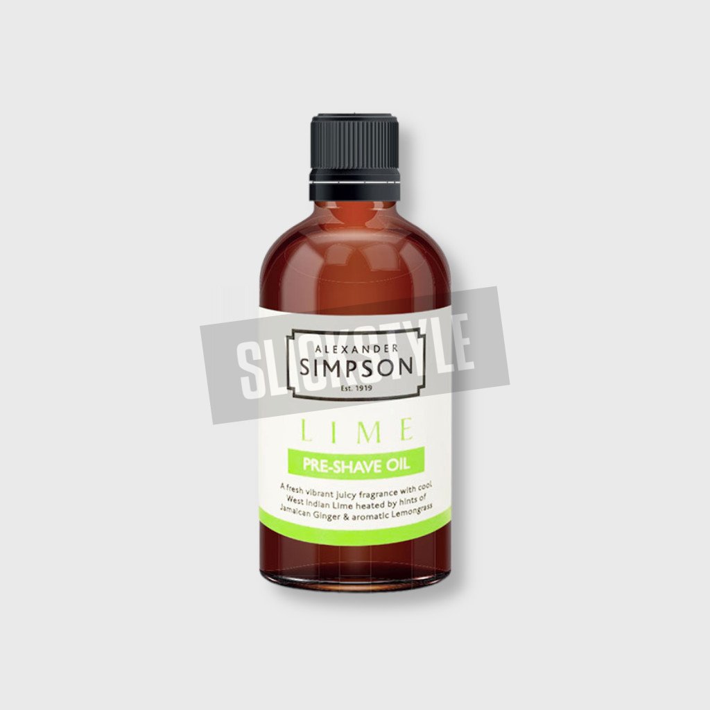 simpsons pre shave oil lime