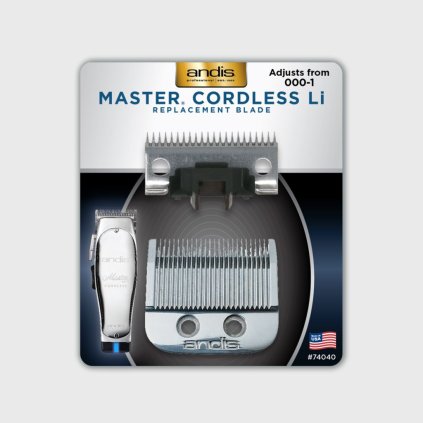 strihaci hlavice andis master cordless