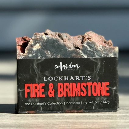lockharts fire and brimstone soap bar tuhe mydlo