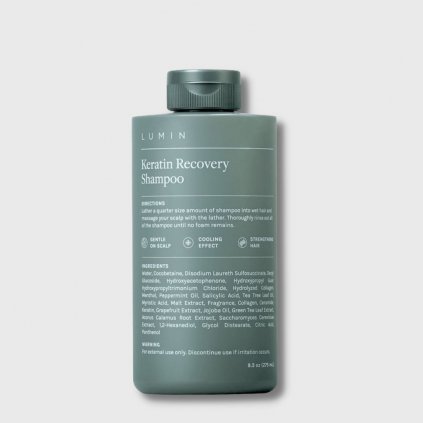lumin keratin recovery shampoo sampon na vlasy 275ml