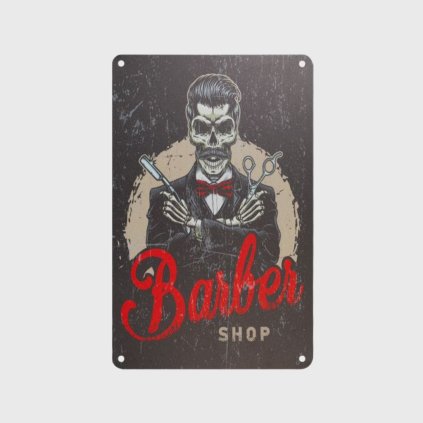 dekorativni cedulka do barbershopu B081