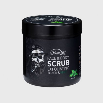Hairotic Face & Body Scrub čisticí peeling na obličej a tělo s mentholem 500 ml