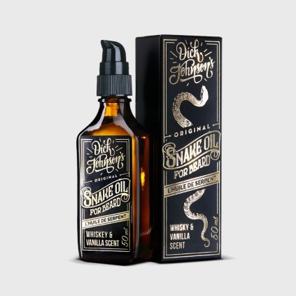 Dick Johnson Snake Oil Whiskey & Vanilla olej na vousy 50 ml