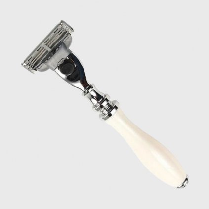 Parker safety razor Mach 3 white handle