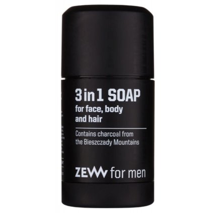 zew for men 3in1 soap mydlo na oblicej telo vlasy
