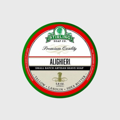 Mýdlo na holení Alighieri Stirling Soap Company 170 ml