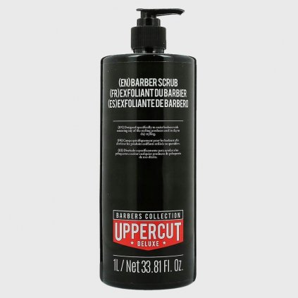 Uppercut Barber Scrub Shampoo šampon na vlasy s peelingem pro odstranění zbytků stylingových přípravků z vlasů