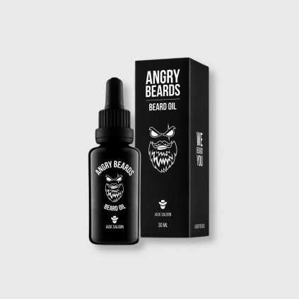 angry beards jack saloon olej na vousy 30ml