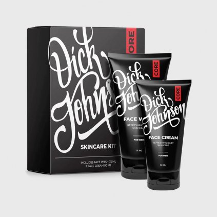 Dárková sada péče o pleť pro muže Dick Johnson CORE Skincare Kit
