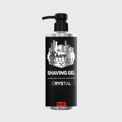 Gel na holení The Shave Factory Crystal Shaving Gel 1000 ml