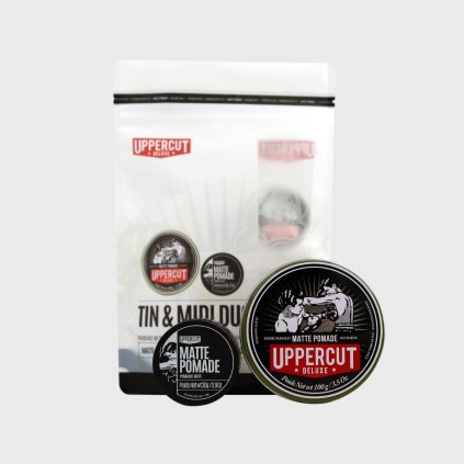 Uppercut Tin & Midi Duo Kit (Matte Pomade)