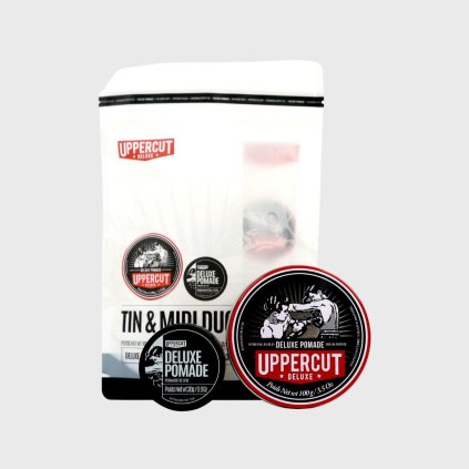 Uppercut Deluxe Pomade Tin & Midi Duo set pomád na vlasy