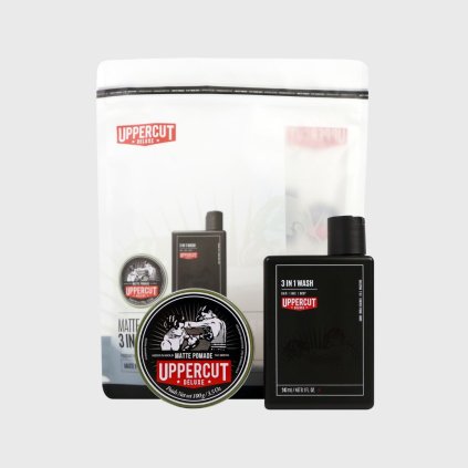 Uppercut Matte Pomade Styling & 3 in 1 Wash Pack