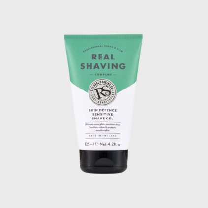 Real Shaving Co Pánský gel na holení pro citlivou pleť, 125ml