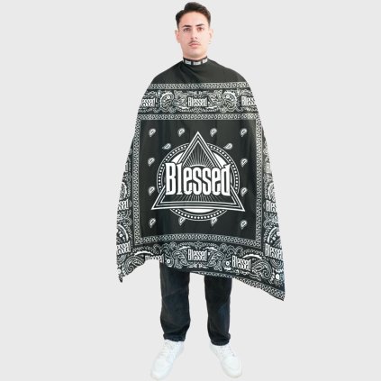 Blessed Bacana Barber Cape holičská pláštěnka s neoprenem