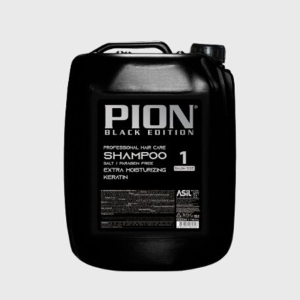 Pion Salon Shampoo Moisturizing:Keratin Paraben Salt Free šampon na vlasy bez parabenů a solí profesionální balení 5000 ml