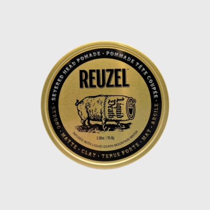 Reuzel x Liquid Death Severed Head Pomade Matte Clay stylingový jíl na vlasy 95,8 g