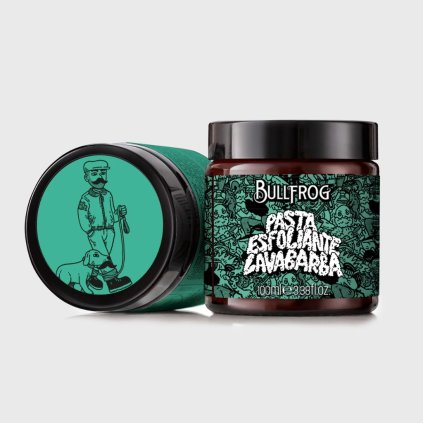 Bullfrog Relaxed Bro Exfoliační čisticí pasta na vousy 100 ml