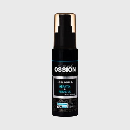 Morfose Ossion Hair Serum Keratin & Almond Oil keratinové sérum pro poškozené a suché vlasy 75ml