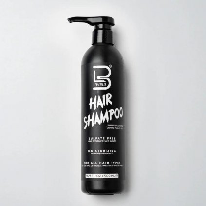 L3VEL3 Sulfate Free Hair Shampoo šampon na vlasy bez sulfátů 500 ml