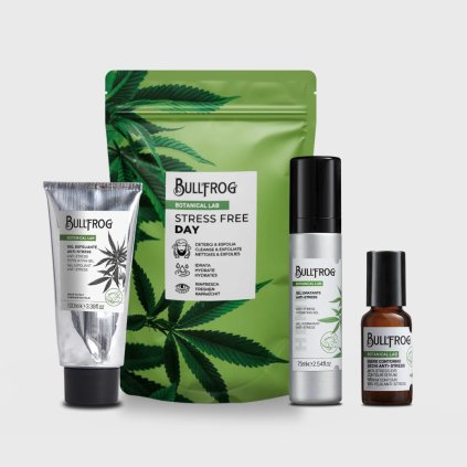 Bullfrog No Stress Free Day Kit Antistresová denní péče o pleť a vousy
