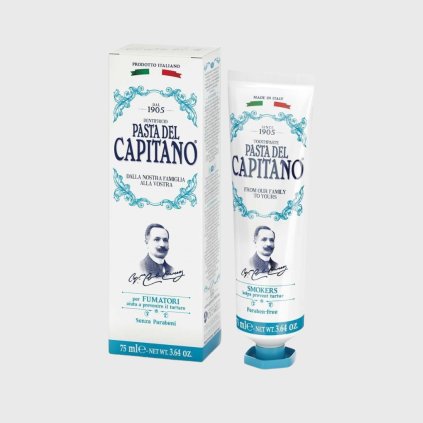 Paste del Capitano Smokers zubní pasta pro kuřáky 75 ml