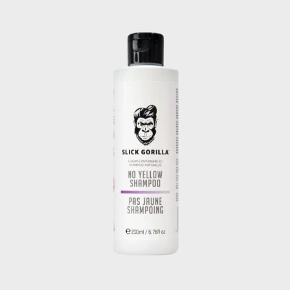 Slick Gorilla No Yellow Shampoo neutralizační šampon pro blond, melírované a šedivé vlasy 200 ml