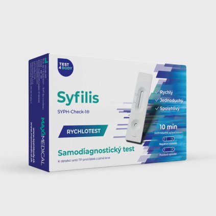 TEST4BODY Syfilis samodiagnostický rychlostest z krve