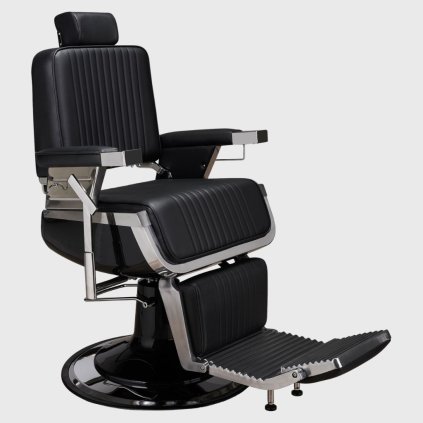 Holičské křeslo Barber Chair Dark Black