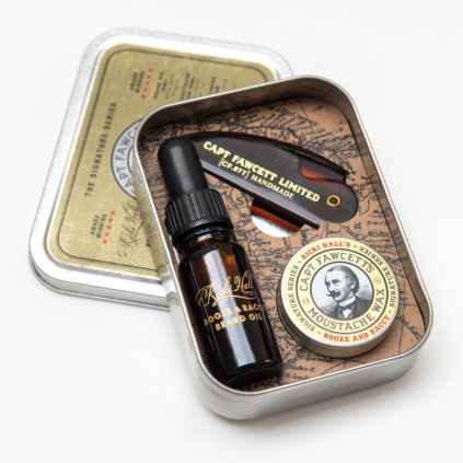 Captain Fawcett Booze & Baccy Grooming Survival Kit