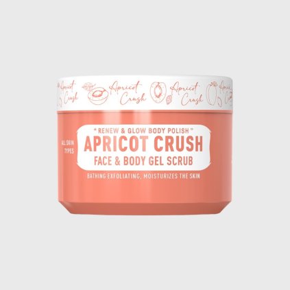 Immortal Infuse Apricot Crush Face & Body Gel Scrub čisticí peeling na obličej a tělo 300 ml