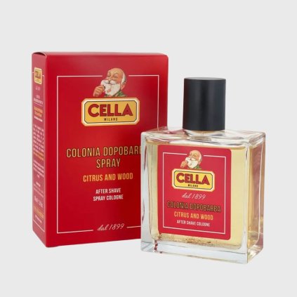 Cella Milano After Shave Cologne Spray Citrus and Wood kolínská voda po holení ve spreji 100ml