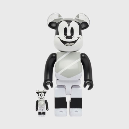 MEDICOM TOY 400% & 100% BE@RBRICK Mickey Mouse (Hat and Poncho)