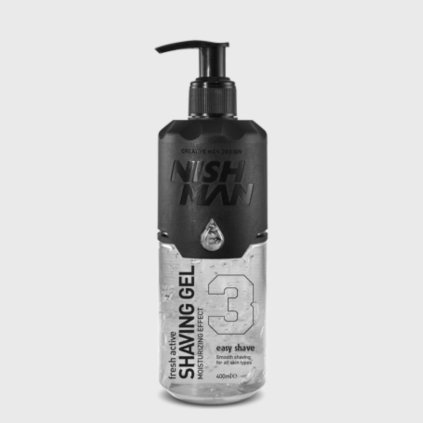 Nish Man Shaving Gel Easy Shave gel na holení 400 ml