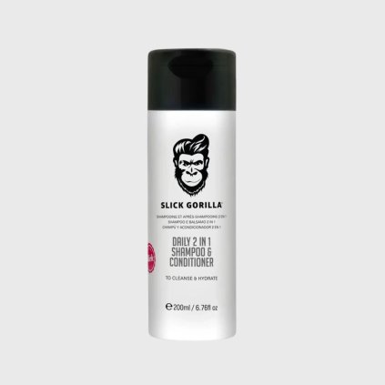 Slick Gorilla Daily 2 in 1 Shampoo & Conditioner šampon a kondicionér na vlasy 200 ml