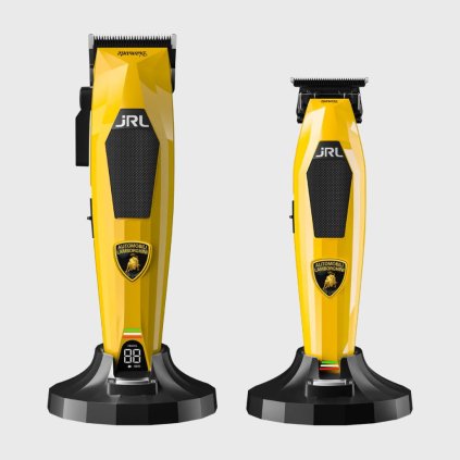 JRL x Lamborghini Diamante Collection Yellow Clipper + Trimmer set profesionálního střihacího a konturovacího strojku žlutý