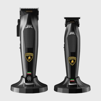 JRL x Lamborghini Diamante Collection Black Clipper + Trimmer set profesionálního střihacího a konturovacího strojku černý