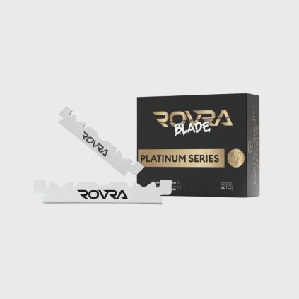 ROVRA Razor Blades PLATINUM Single Edge žiletky, balení 100ks