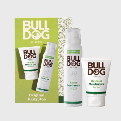 Bulldog Original Daily Duo Deodorant Spray and Moisturizer dárková sada péče o tělo a pleť pro muže