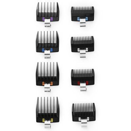 2393 set pridavnych hrebenu pro strihaci strojky jrl universal guards 8 ks