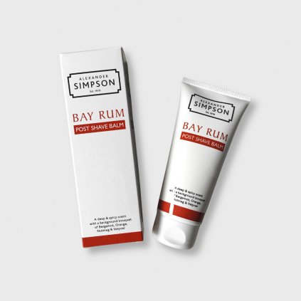 simpsons post shave balm bay rum