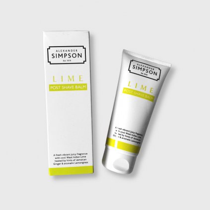 simpsons post shave balm lime