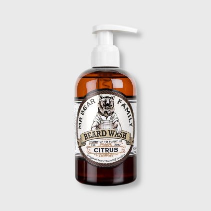 mbf citrus beard wash